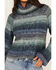 Image #3 - Cleo + Wolf Women's Turtleneck Sweater, Blue, hi-res
