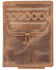 Image #1 - Hooey Men's Bifold Money Clip Leather Wallet, Brown, hi-res