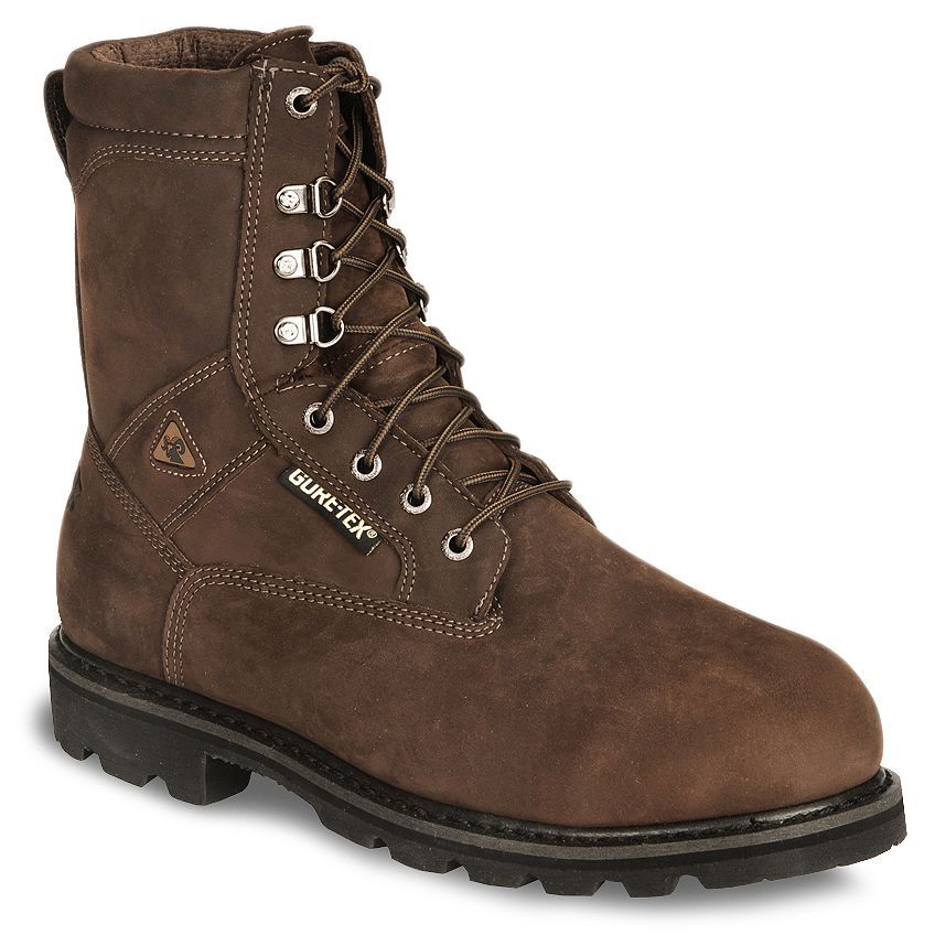 Rocky 8" Ranger Insulated Gore-Tex Work Boots - Steel Toe, Brown, hi-res