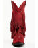 Image #4 - Liberty Black Women's Vegas Fringe Western Boots - Snip Toe, Red, hi-res