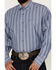 Image #3 - George Strait by Wrangler Men's Striped Long Sleeve Button-Down Western Shirt, Blue, hi-res