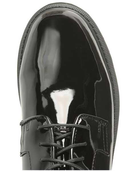 Image #6 - Rocky Men's High Gloss Dress Leather Oxford Dress Duty Shoes - Round Toe, Black, hi-res