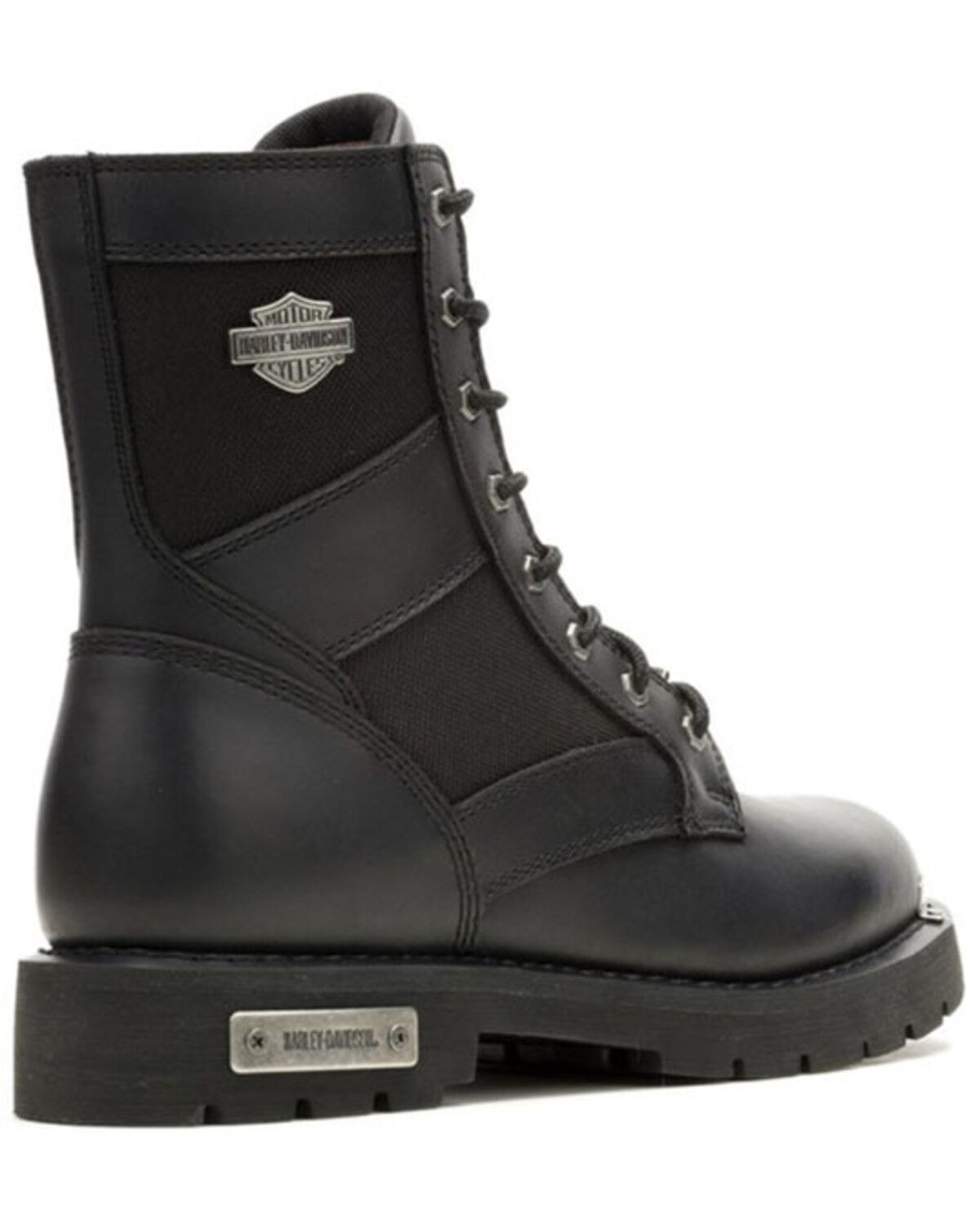Image #2 - Harley Davidson Men's Maverick Motorcycle Boots - Round Toe, Black, hi-res