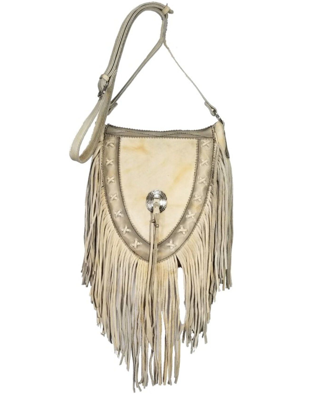 Kobler Leather Women's Lubbock Crossbody Bag, Ivory, hi-res