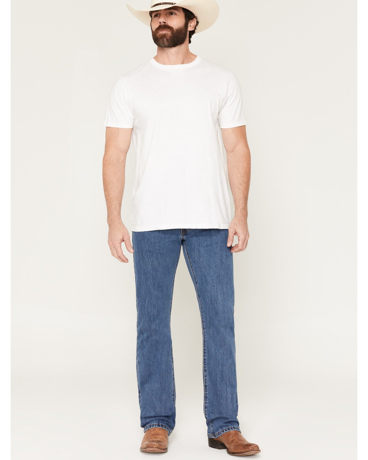 Levi's Men's 517&trade; Medium Wash Slim Bootcut Denim Jeans, Blue, hi-res