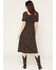 Image #4 - Idyllwind Women's Merion Floral Print Tie Front Midi Dress, Black, hi-res