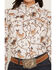 Image #3 - Rock & Roll Denim Women's Stirrup Tek Conversational Print Long Sleeve Snap Stretch Western Shirt, Cream, hi-res