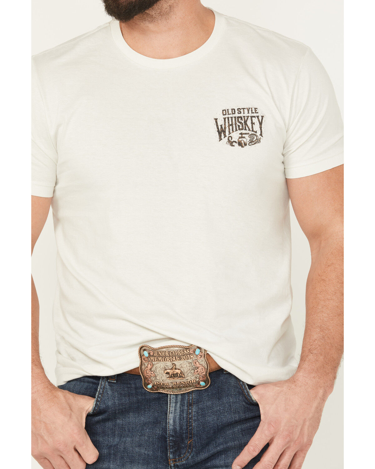 Image #4 - Cody James Men's Whiskey Barrel Short Sleeve Graphic T-Shirt, Tan, hi-res