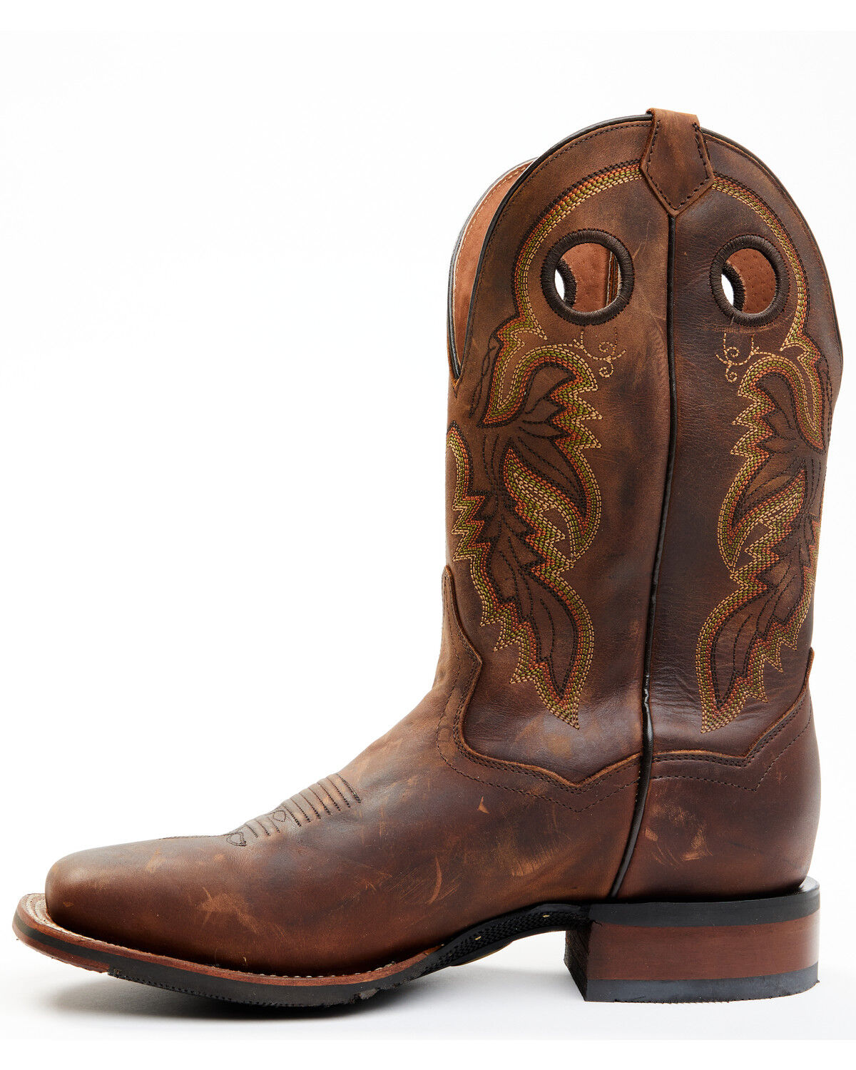 Image #3 - Dan Post Men's Leon Crazy Horse Performance Western Boot - Broad Square Toe , , hi-res