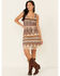 Idyllwind Women's Chilli Havana Nights Crochet Fringe Dress, Chilli, hi-res