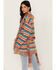 Image #4 - Idyllwind Women's Abilene Striped Fringe Cardigan, Blue, hi-res
