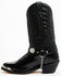 Image #3 - Laredo Men's Concho Harness Western Boots - Round Toe, Black, hi-res