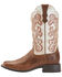 Image #3 - Ariat Women's Quickdraw Western Boots - Square Toe, Brown, hi-res