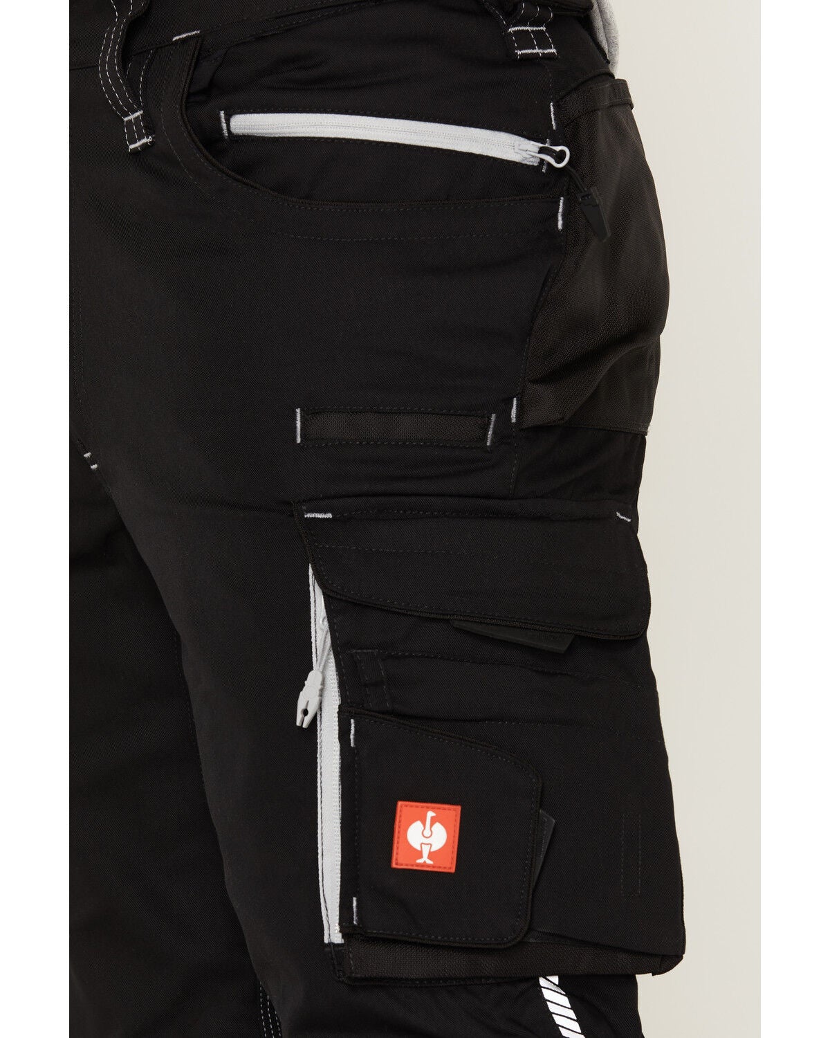 Image #2 - Strauss Men's E.S. Motion 2020 Cargo Work Pants, Black, hi-res