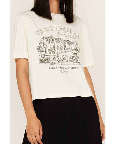 Image #3 - Cleo + Wolf Women's No Distractions Cropped Graphic Tee, , hi-res