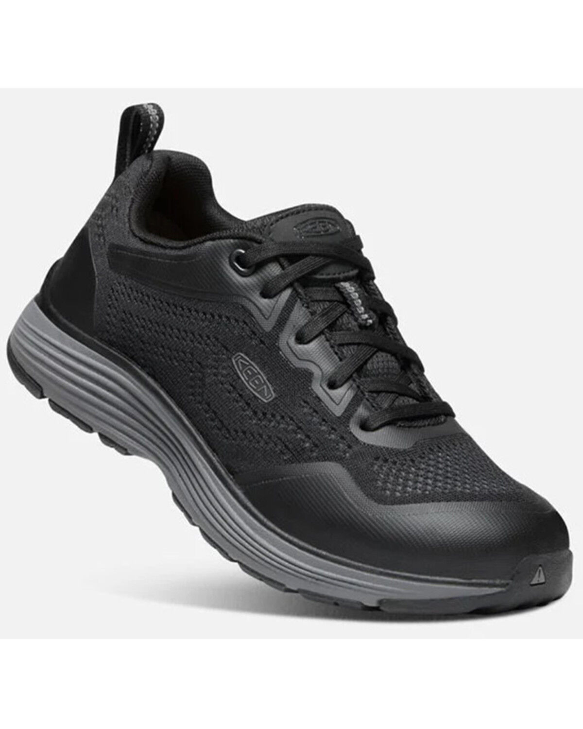Image #1 - Keen Women's Sparta II ESD Soft Toe Lace-Up Work Sneaker, Black, hi-res