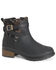 Image #1 - Muck Boots Women's Liberty Ankle Supreme Fashion Booties - Round Toe, Black, hi-res