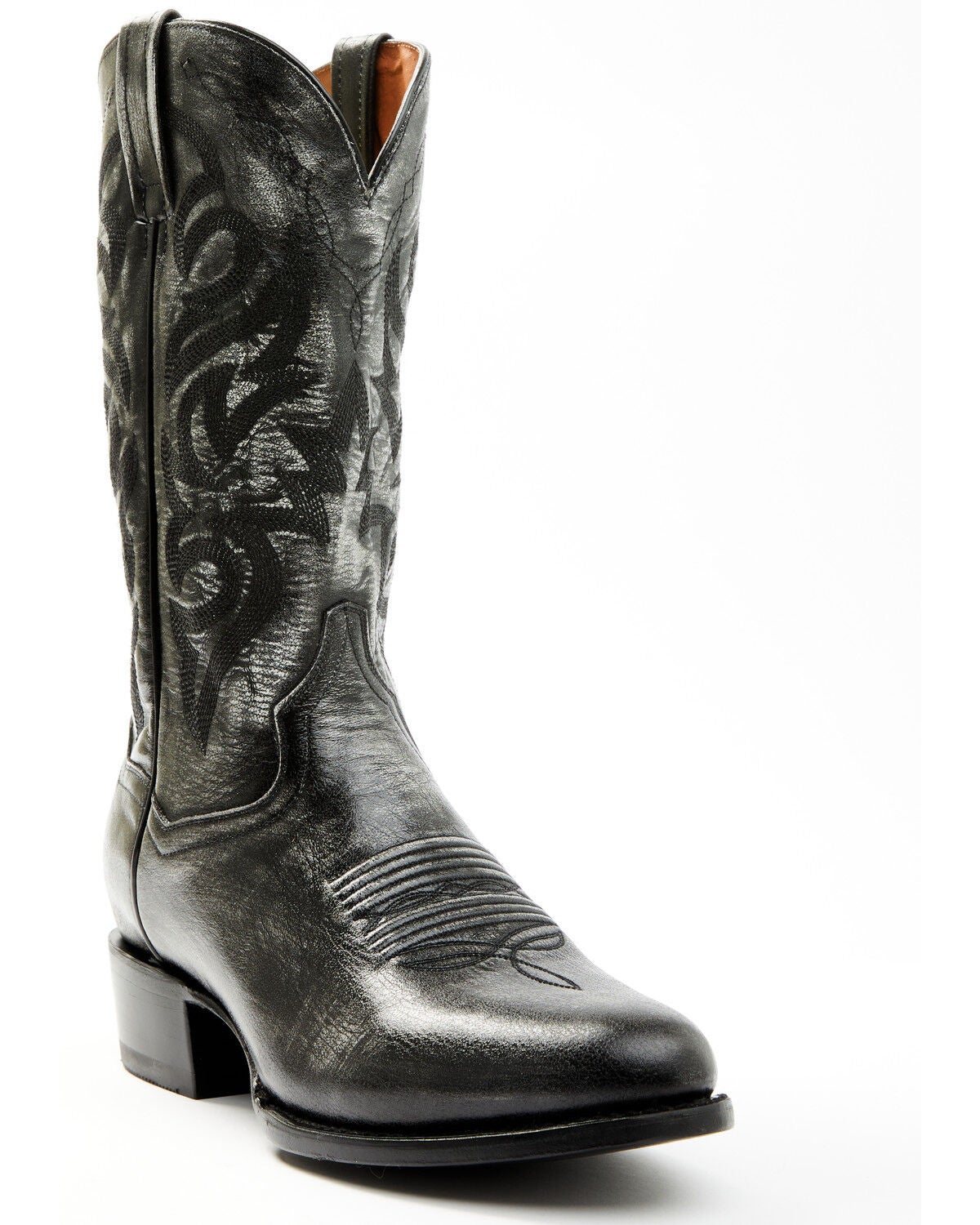 Dan Post Men's Mignon Western Boots - Round Toe, Grey, hi-res