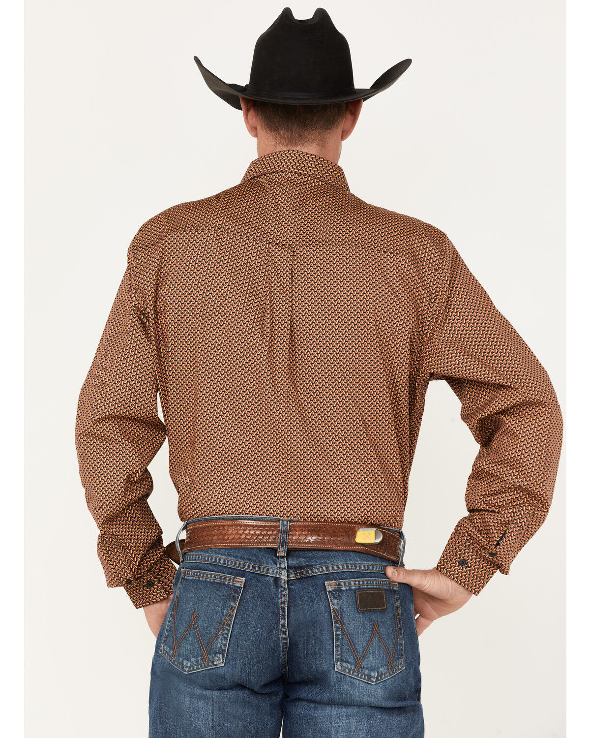 Image #4 - RANK 45® Men's Anvil Geo Print Button-Down Western Shirt, Multi, hi-res