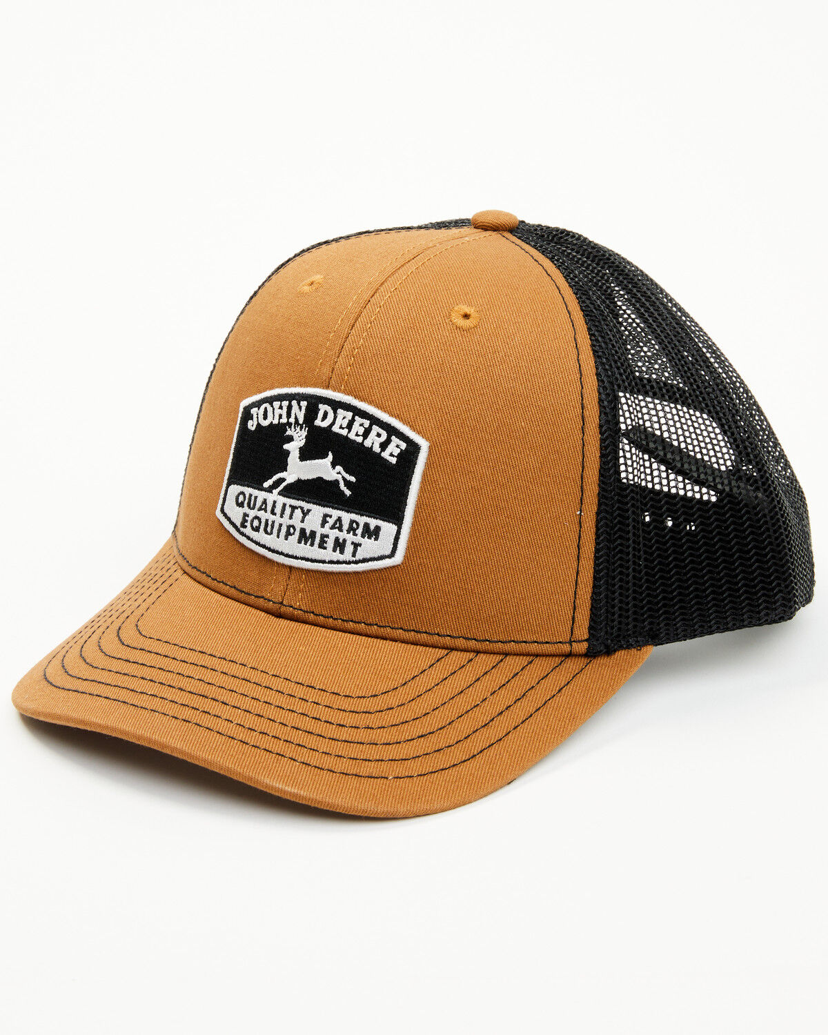 Image #1 - John Deere Men's Logo Baseball Cap, Brown, hi-res