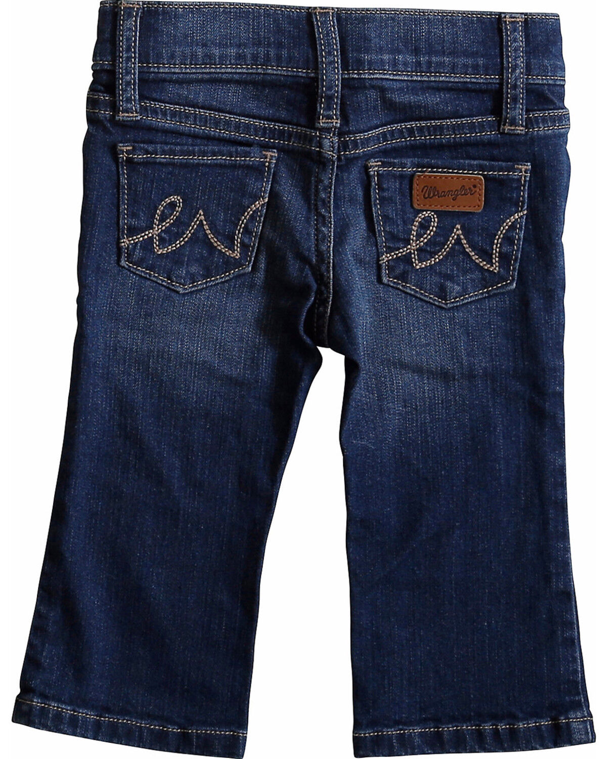 Image #1 - Wrangler Toddler Girls' Western 5 Pocket Skinny Jeans, Blue, hi-res