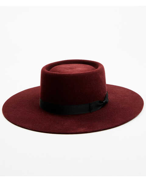 Shyanne Women's Felt Western Fashion Hat, Rose, hi-res