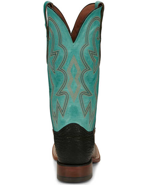 Image #4 - Justin Men's Mingus Wheat Western Boots - Square Toe, Tan, hi-res