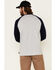 Ariat Men's FR Baseball Logo Crew Work Tee , Navy, hi-res