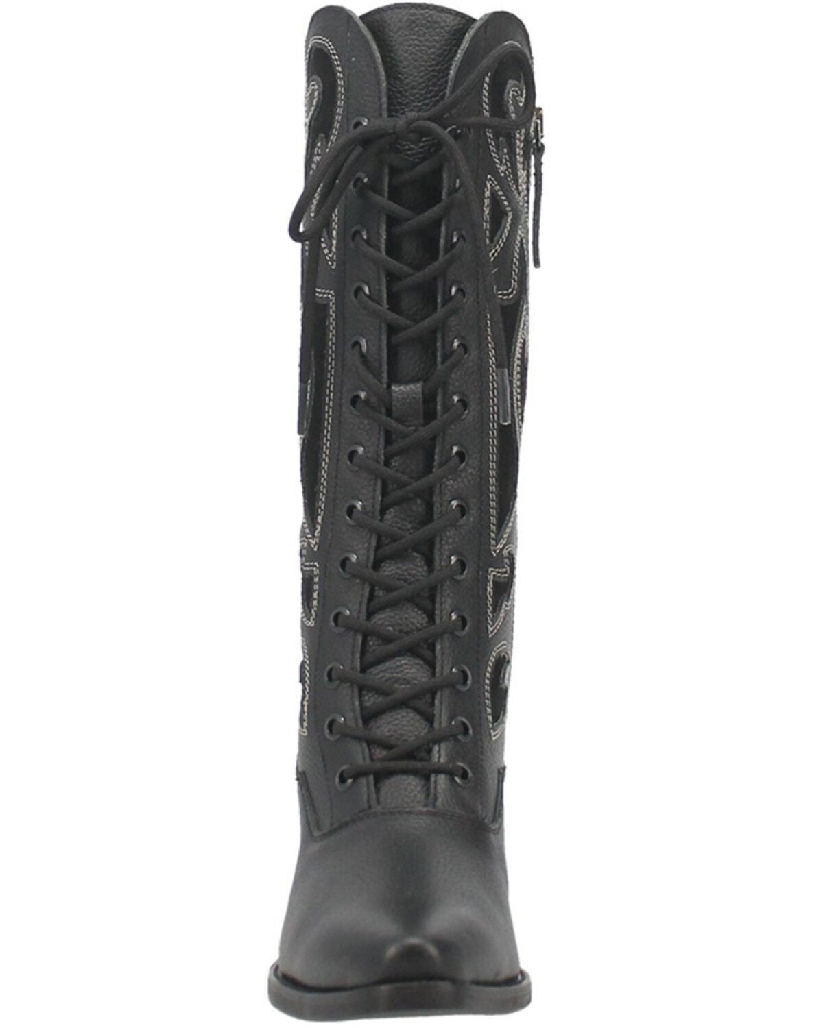 Image #4 - Dingo Women's San Miguel Lace-Up Western Boot - Snip Toe, , hi-res