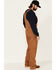 Carhartt Zip-to-Thigh Work Overalls, Carhartt Brown, hi-res