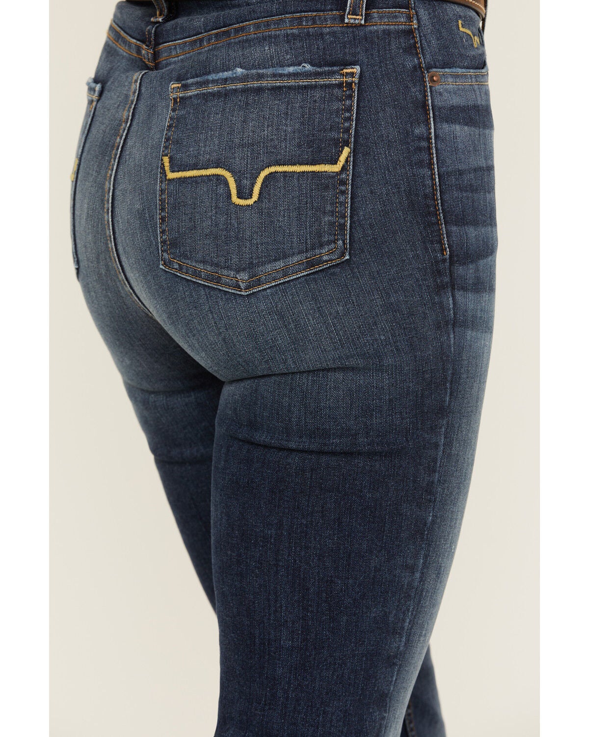 Dark Wash Sarah Slim Bootcut Jeans 