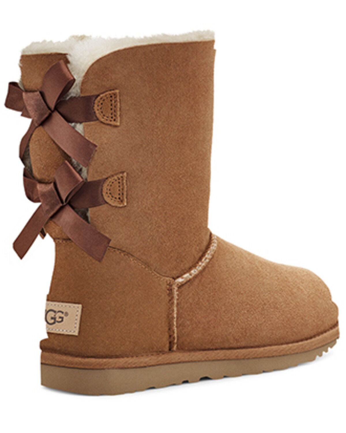 Image #4 - UGG Women's Bailey Bow II Boots, Chestnut, hi-res