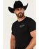 Image #4 - Rode Time Men's Rodeo Blues Short Sleeve Graphic T-Shirt, Black, hi-res