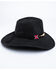 Nikki Beach Women's Eros Toyo Rancher Straw Hat , Black, hi-res