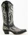 Image #2 - Corral Women's Studded Western Boots - Snip Toe, Black, hi-res