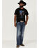 Image #2 - RANK 45® Men's Gate Flag Logo Graphic T-Shirt , Black, hi-res