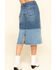 Billy T Women's Colorblock Denim Skirt, Blue, hi-res