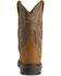 Ariat Men's Brown H20 Workhog Work Boots - Round Toe, Aged Bark, hi-res