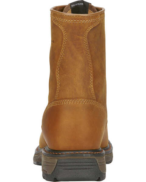 Image #5 - Ariat Men's WorkHog® 8" Lace-Up Work Boots, Aged Bark, hi-res
