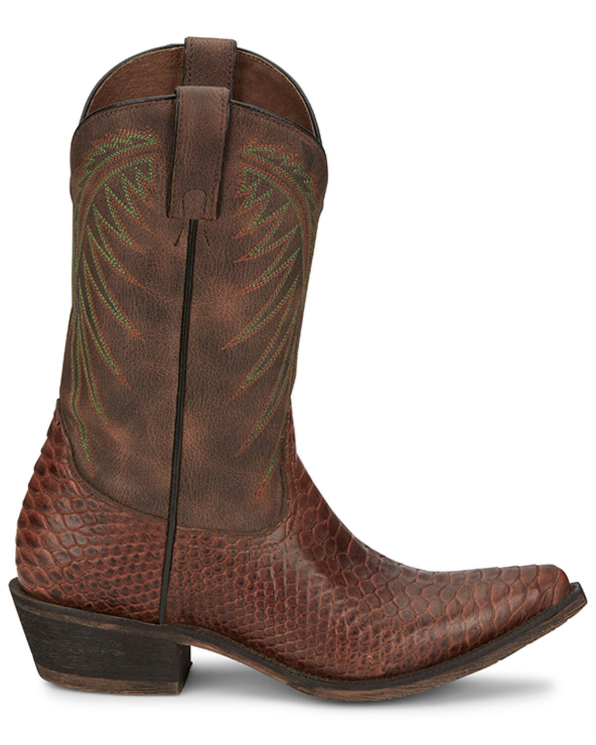 Image #2 - Nocona Women's Carlita Snake Print Western Boots - Snip Toe, , hi-res