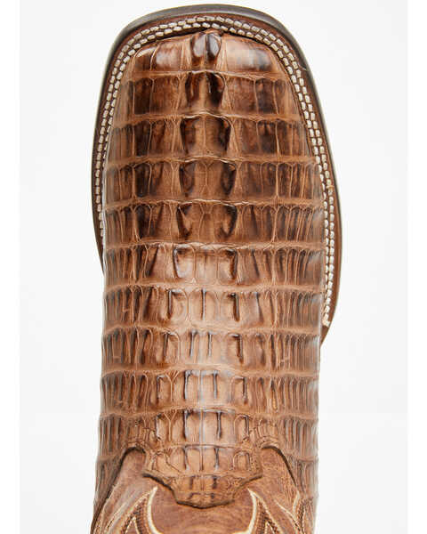 Image #6 - Cody James Men's Exotic Caiman Tail Western Boots - Broad Square Toe , Brown, hi-res