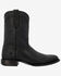 Image #2 - Durango Men's Santa Fe&trade; Roper Western Boots - Round Toe, Black, hi-res