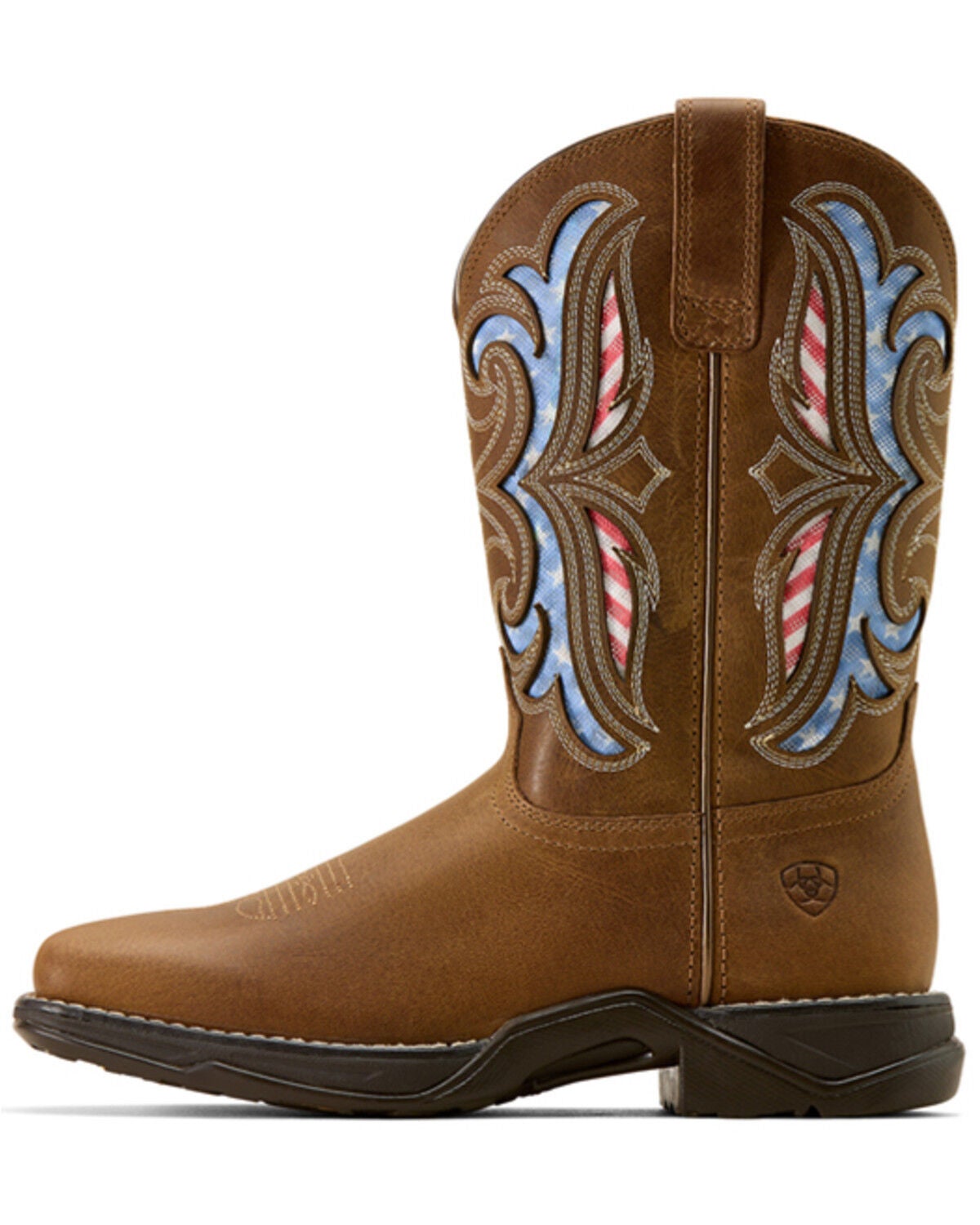 Image #2 - Ariat Women's Anthem Proud VentTEK Performance Western Boots - Broad Square Toe, Tan, hi-res