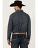Image #4 - Cody James Men's Slingshot Geo Print Long Sleeve Button-Down Stretch Western Shirt, Navy, hi-res