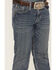Image #2 - Cody James Boys' Stone Cold Wash Slim Boot Stretch Jeans, Dark Medium Wash, hi-res