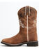 Image #3 - Shyanne Women's Xero Gravity Ilaria Western Performance Boots - Broad Square Toe, Brown, hi-res