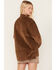 Image #4 - Wrangler Women's Corduroy Long Sleeve Snap Western Overshirt, Brown, hi-res