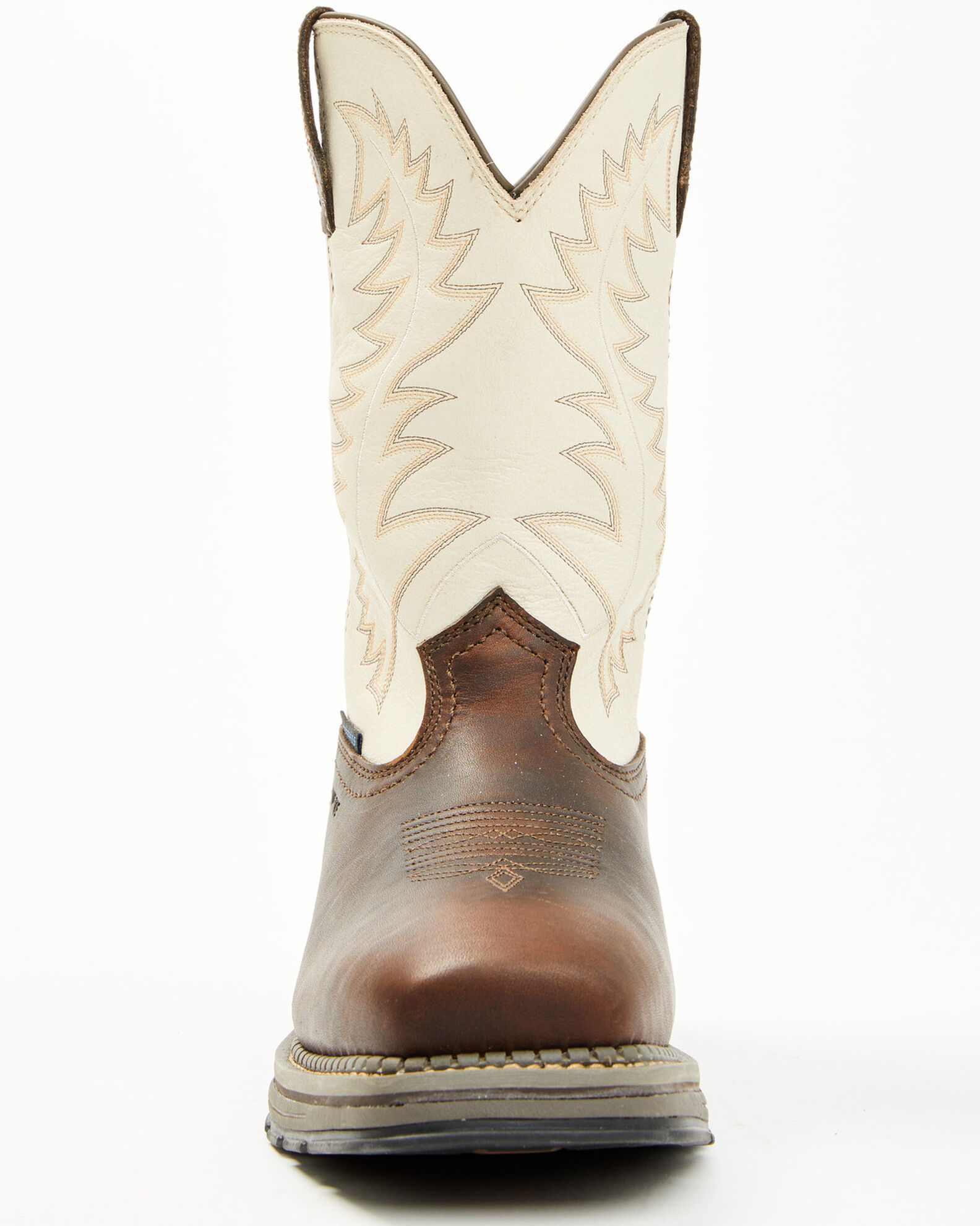 Image #4 - Cody James Men's Tyche Palace Pull-On Waterproof Work Boots - Composite Toe, Ivory, hi-res