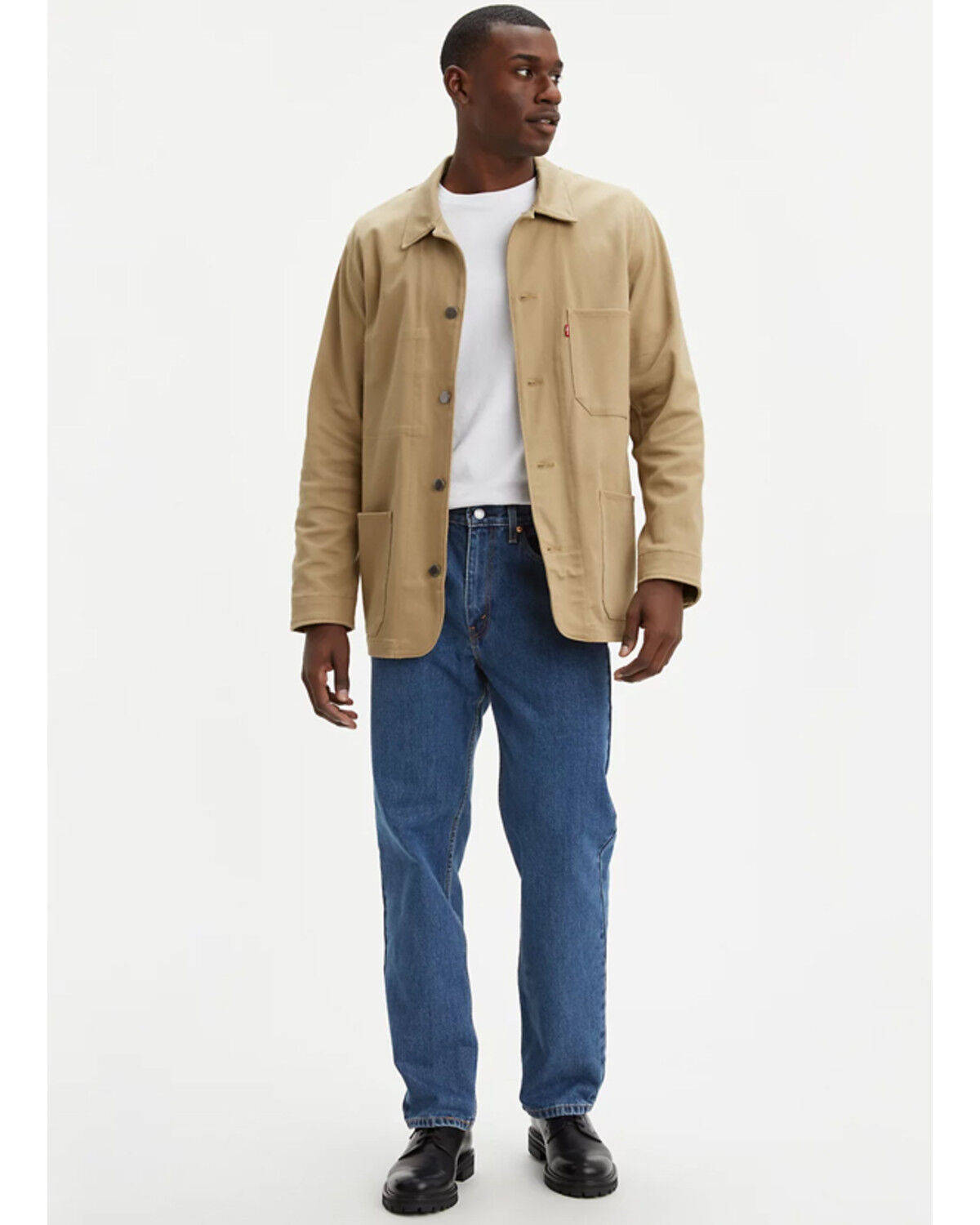 Image #2 - Levi's Men's 550 Prewashed Relaxed Tapered Leg Jeans, Stonewash, hi-res