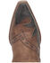 Image #6 - Laredo Men's Porter Wingtip Collar Overlay Western Boot - Snip Toe, Tan, hi-res
